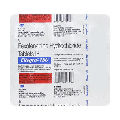 ELTEGRA 180mg Tablet 10's - Global Surgicals