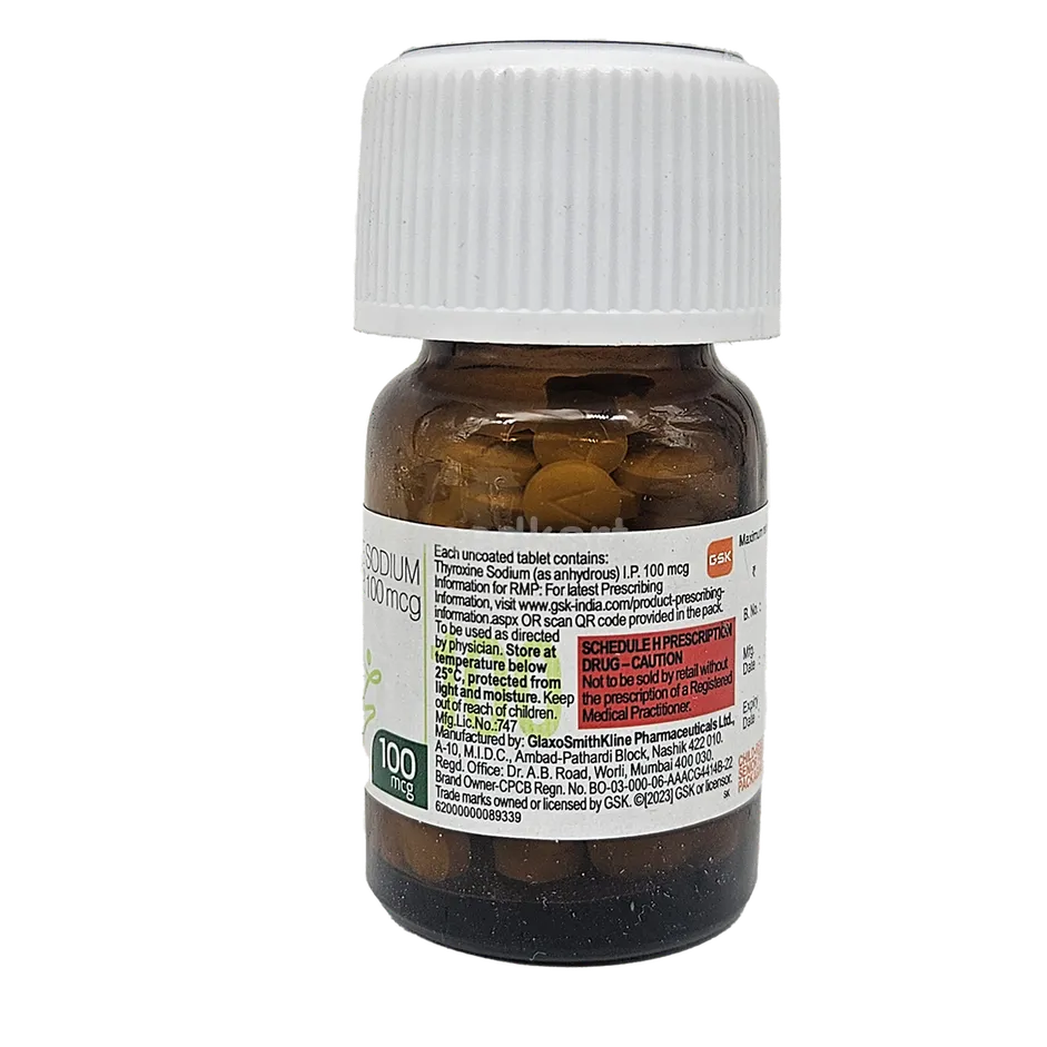 Eltroxin 100mcg Tablet