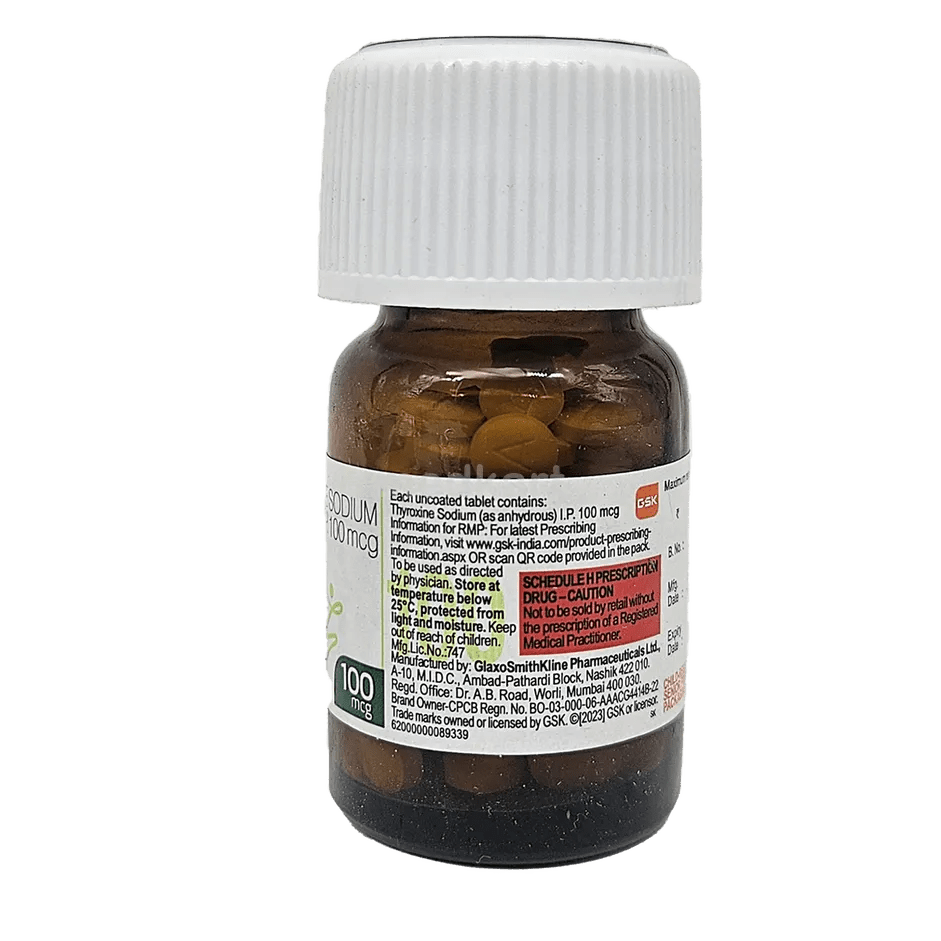 Eltroxin 100mcg Tablet - Global Surgicals