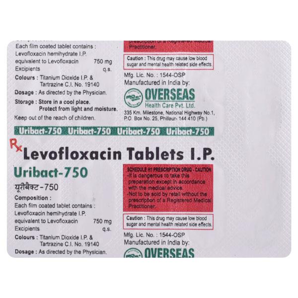 URIBACT 750mg Tablet 10's
