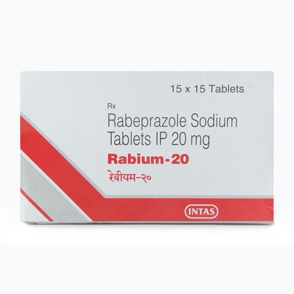 Rabium 20mg Tablet 15'S