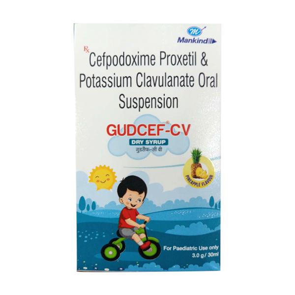 GUDCEF CV PINEAPPLE FLAVOUR Dry Syrup 30ml