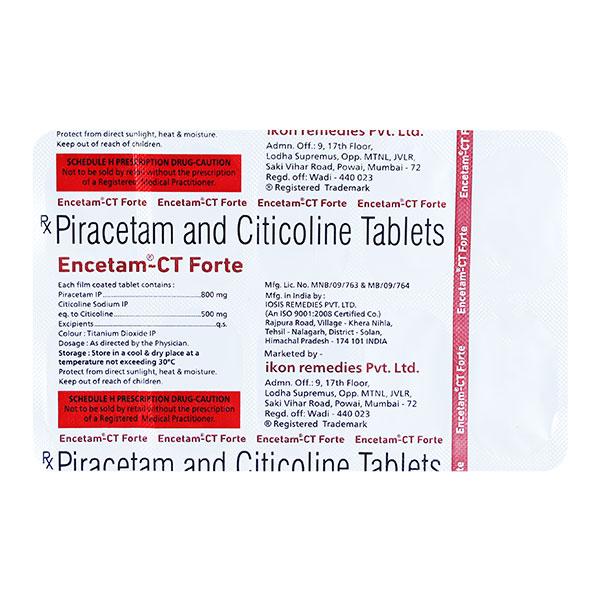 ENCETAM CT FORTE Tablet 10's - Global Surgicals