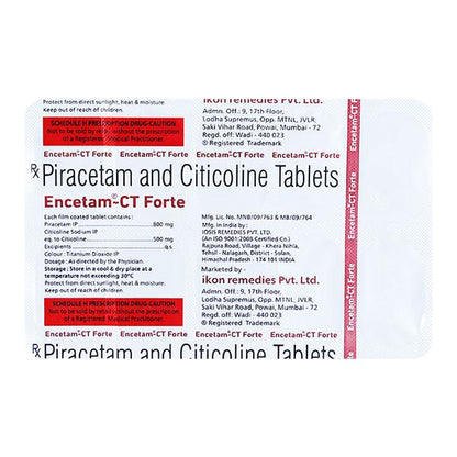 ENCETAM CT FORTE Tablet 10's - Global Surgicals