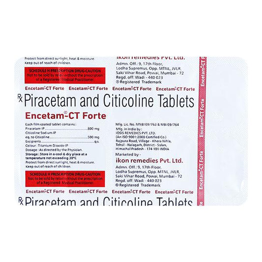 ENCETAM CT FORTE Tablet 10's - Global Surgicals