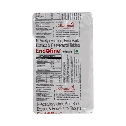 Endofine Tablet 10'S - Global Surgicals
