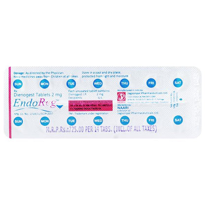 Endoreg Tablet 14'S - Global Surgicals