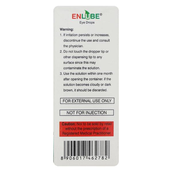 Enlube 1% Eye Drops 10ml - Global Surgicals
