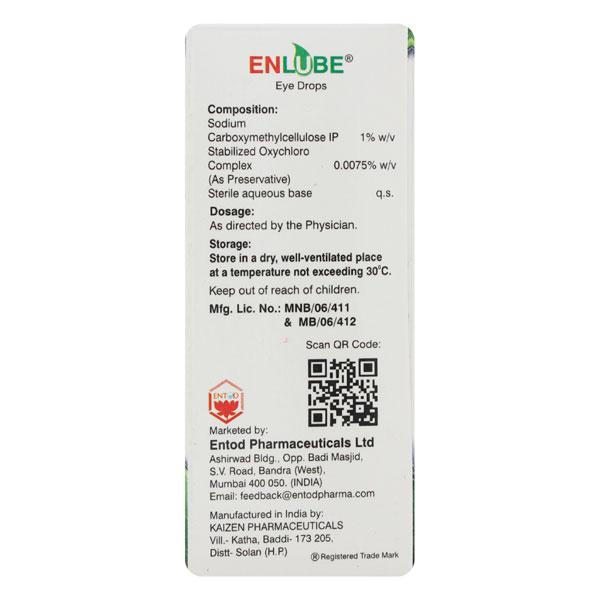 Enlube 1% Eye Drops 10ml - Global Surgicals