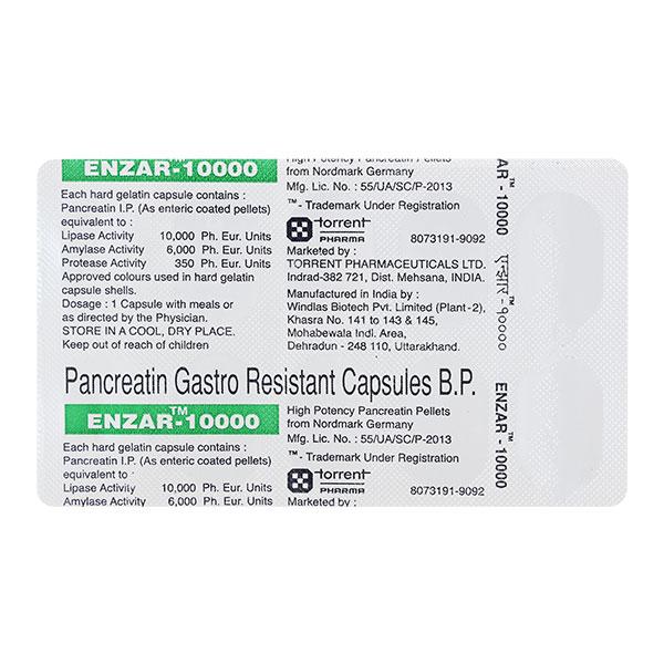 Enzar 10000 Capsule 10'S - Global Surgicals