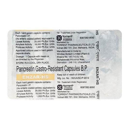 Enzar HS Capsule 10'S - Global Surgicals