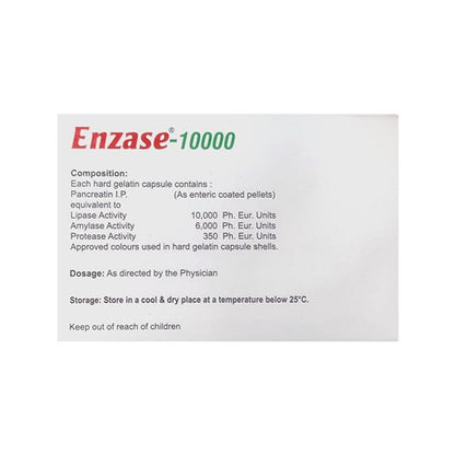 ENZASE 10000 Capsule 10's - Global Surgicals