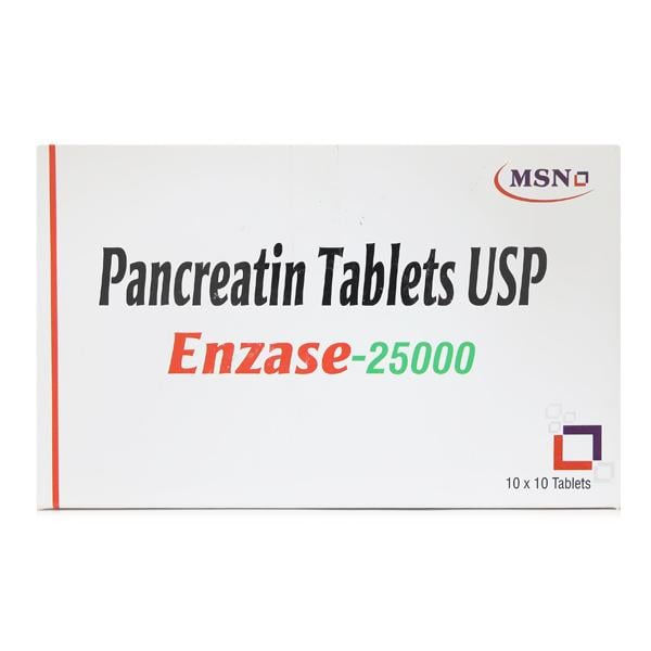 Enzase 25000 Tablet 10's - Global Surgicals