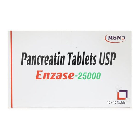 Enzase 25000 Tablet 10's - Global Surgicals