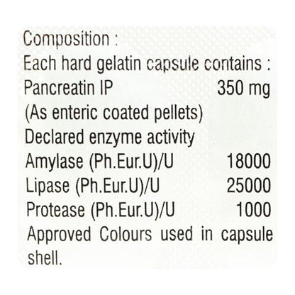 ENZELO 25000 Capsule 10's - Global Surgicals