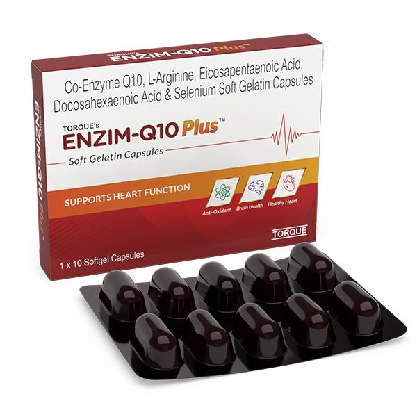 ENZIM Q10 PLUS Soft Gelatin Capsule 10's - Global Surgicals
