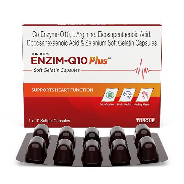 ENZIM Q10 PLUS Soft Gelatin Capsule 10's - Global Surgicals