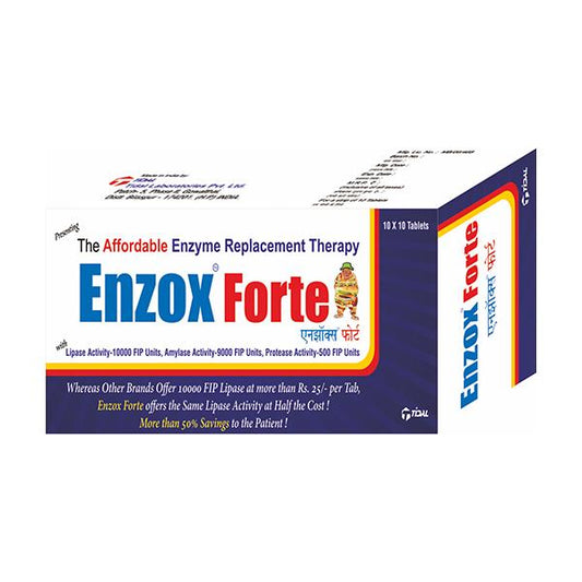 ENZOX FORTE Tablet 10's - Global Surgicals
