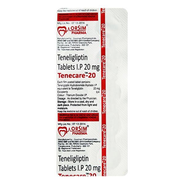 TENECARE 20mg Tablet 10's