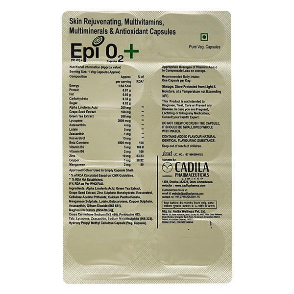 EPI O2+ Capsule 10's - Global Surgicals