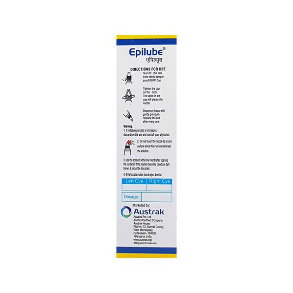 EPILUBE Eye Drops 10ml - Global Surgicals
