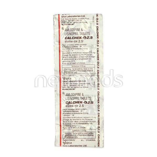 Calchek L 2.5mg Tablet 10'S