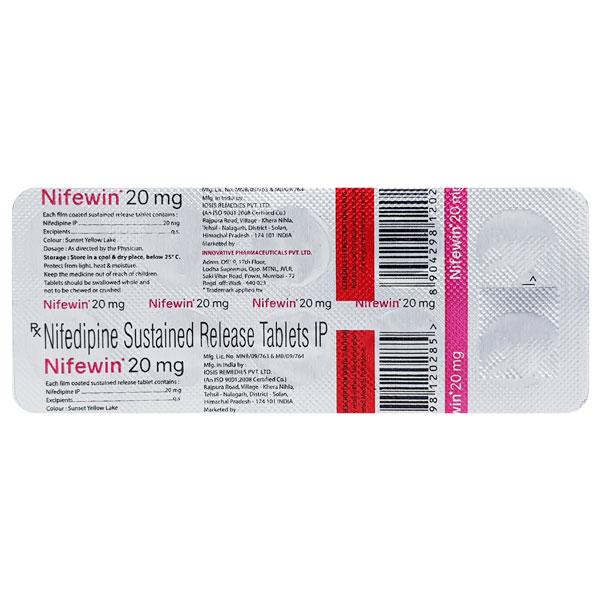 NIFEWIN 20mg Tablet 10's