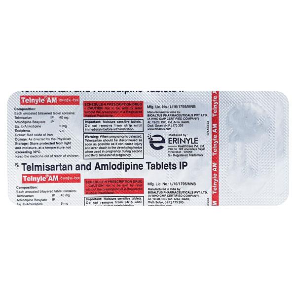 TELNYLE AM 40mg Tablet 10's