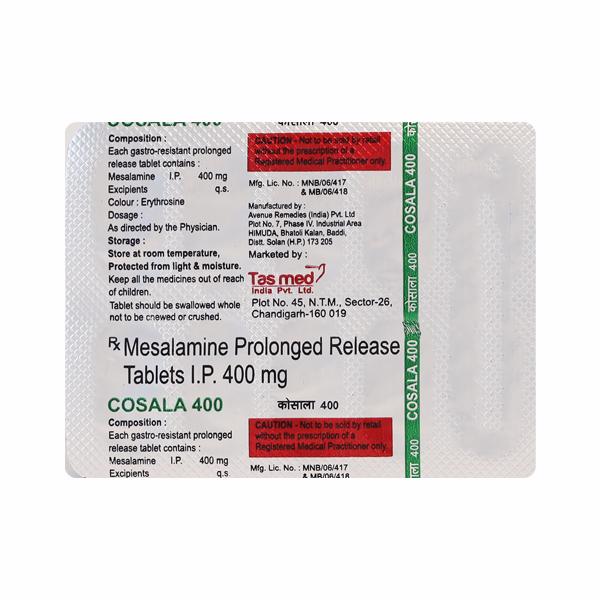 COSALA 400mg Tablet 10's