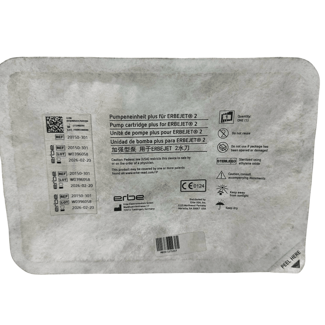 Erbe Jet2 Hydrosurgery Pump Cartridge Plus - Global Surgicals