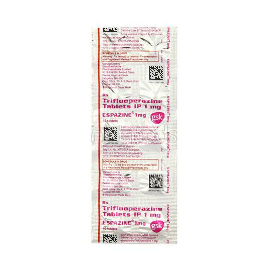 Espazine 1mg Tablet 10'S - Global Surgicals