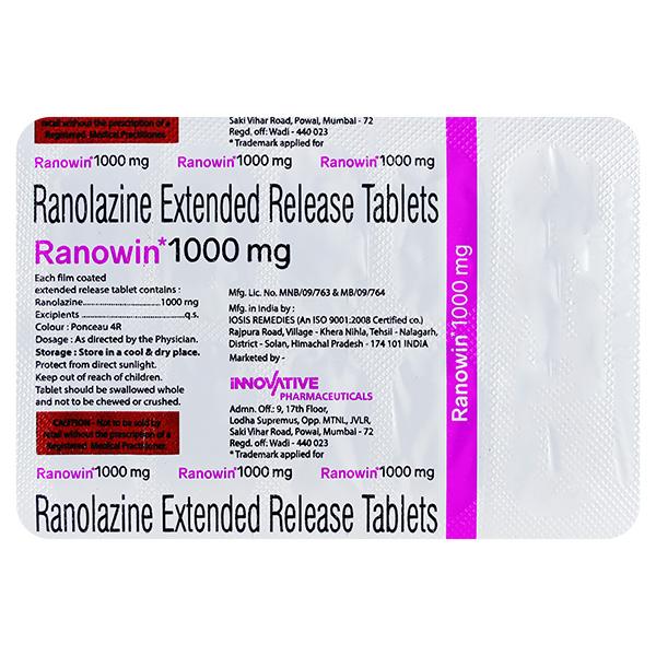 RANOWIN 1000 Tablet 10's