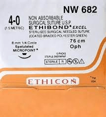 Ethicon Ethibond Excel Suture 4 - 0 - Global Surgicals