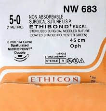 Ethicon Ethibond Excel Suture 5 - 0 - Global Surgicals