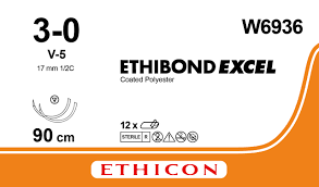 Ethicon Ethibond Suture 3 - 0 - Global Surgicals