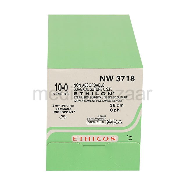 Ethicon Ethilon Suture 10 - 0 - Global Surgicals