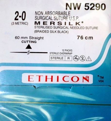 Ethicon Mersilk Suture 2 - 0 - Global Surgicals