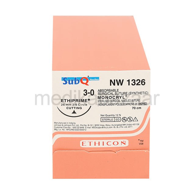 Ethicon Vicryl Suture 1 - 0 - Global Surgicals