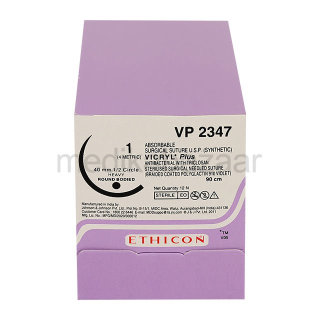 Ethicon VicrylPlus Suture 1 - 0 - Global Surgicals