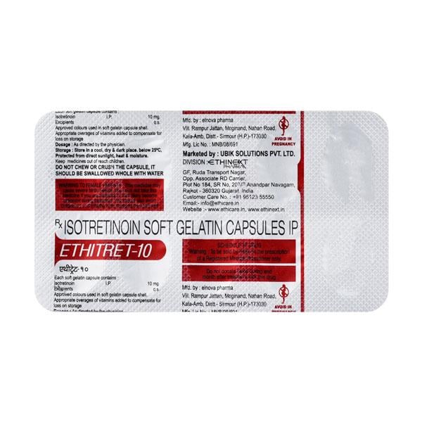 Ethitret 10mg Capsule 10'S - Global Surgicals