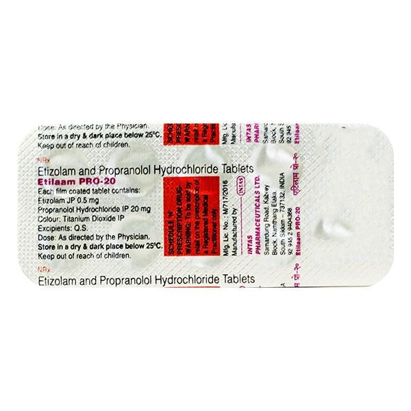 Etilaam Pro 20mg Tablet 10'S - Global Surgicals
