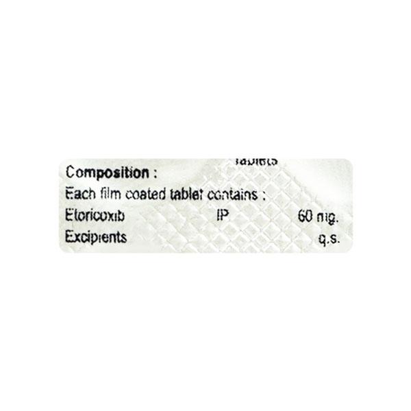 ETORIXOB 60 Tablet 10's - Global Surgicals