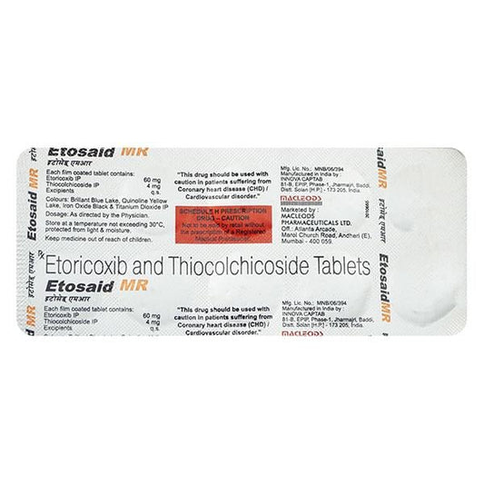 Etosaid MR Tablet 10'S - Global Surgicals