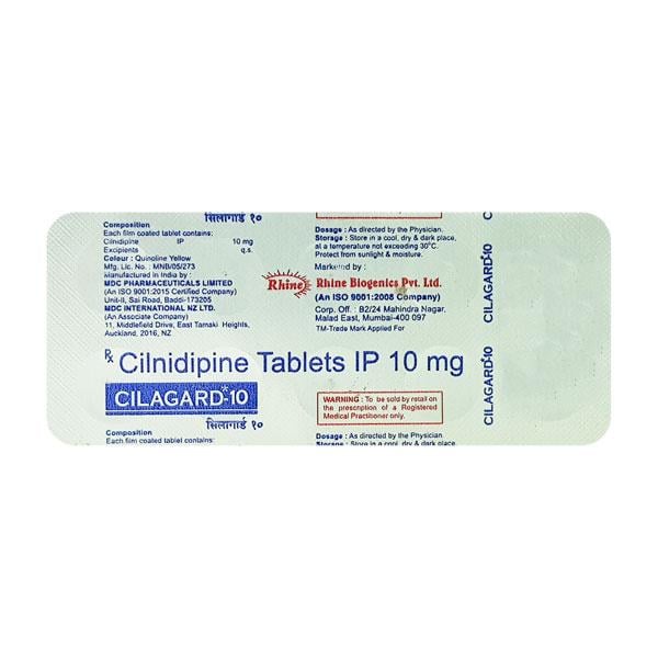 CILAGARD 10mg Tablet 10's