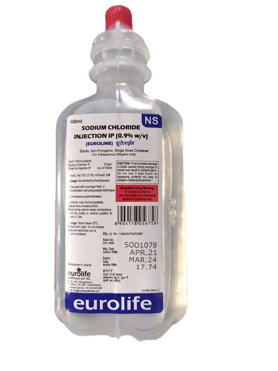 Eurolife Ns 100ml Solution - Global Surgicals