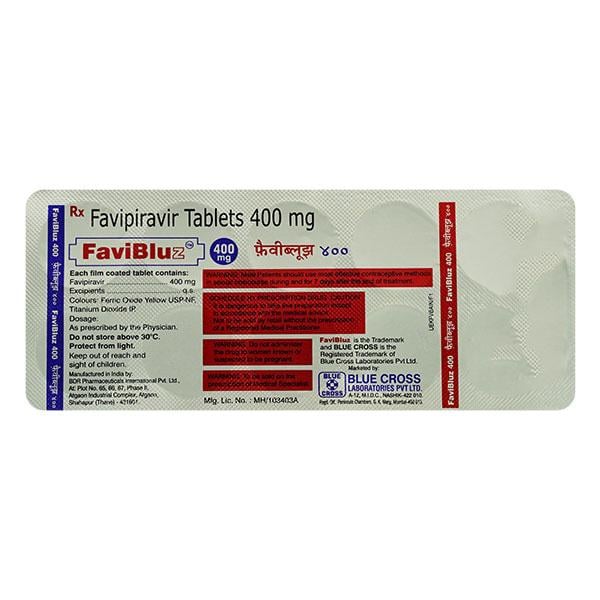 FAVIBLUZ 400 Tablet 10's