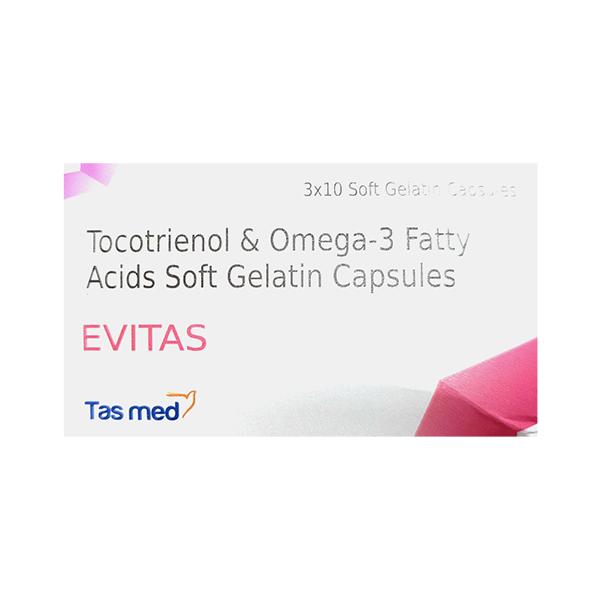 EVITAS Soft Gelatin Capsule 10's - Global Surgicals