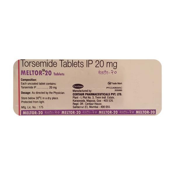 Meltor 20mg Tablet 10'S