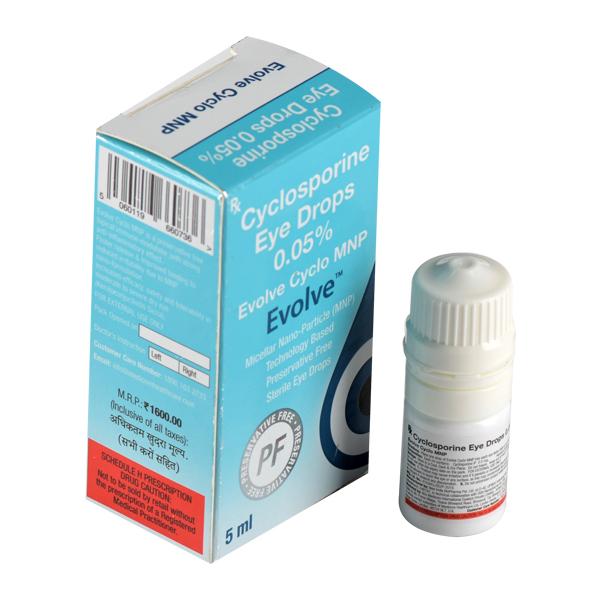 EVOLVE CYCLO MNP Eye Drops 5ml - Global Surgicals