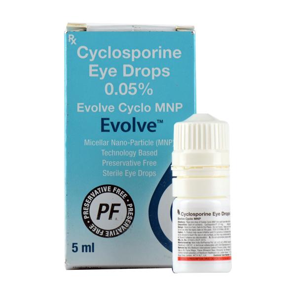 EVOLVE CYCLO MNP Eye Drops 5ml - Global Surgicals